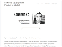 Tablet Screenshot of hsufengko.com